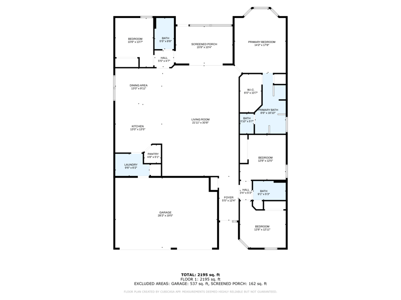 Floor plan 1 of 4157 Halifax Ln, Orange Park, FL 32065