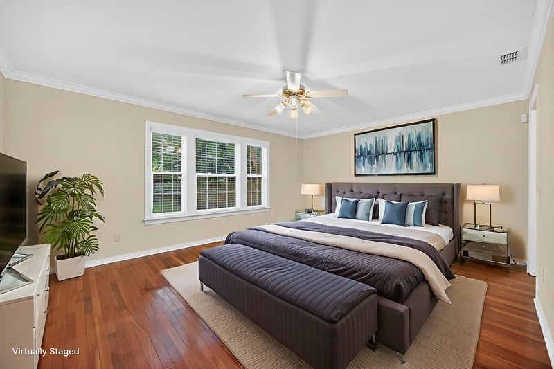 Primary-Bedroom-A1 - Virtually Staged at 2923 Princeton Ave, Jacksonville, FL 32210
