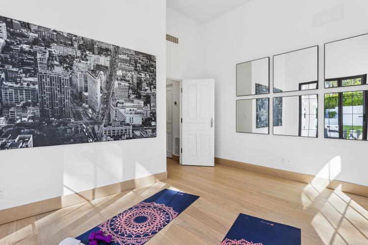 MCM feature walls, casita living room, Paradise Valley
