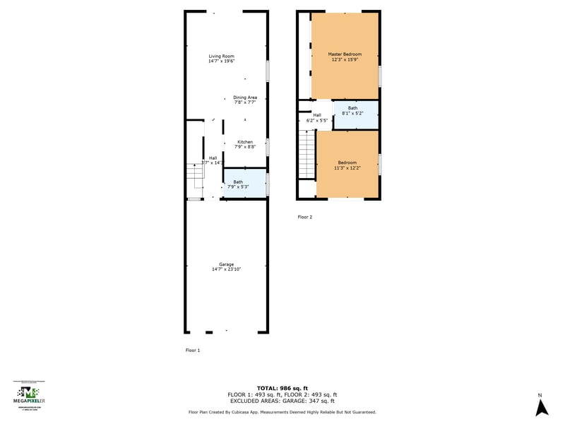 Floor plan 3 of 826 A1A Beach Blvd unit 46, St. Augustine, FL 32080