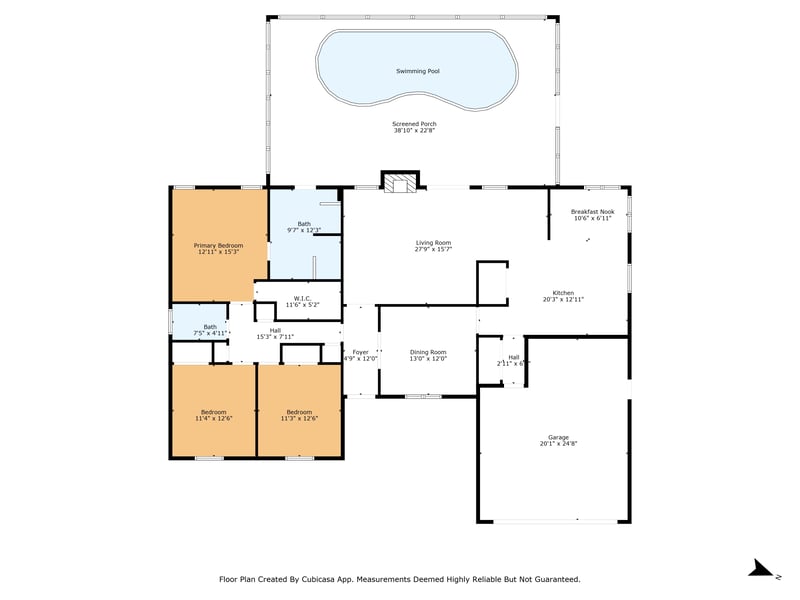 Floor plan 1 of 12062 Acornshell Way, Jacksonville, FL 32223