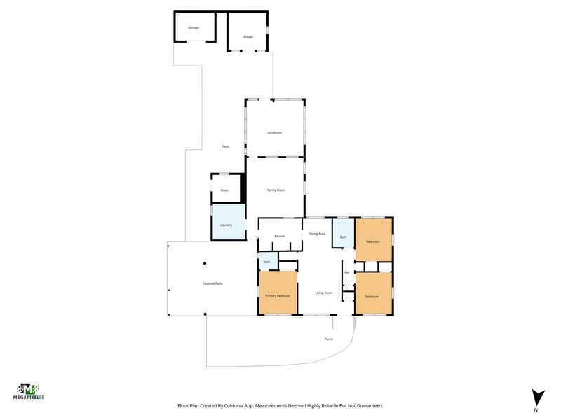 Floor plan 1 of 7638 Crest Dr N, Jacksonville, FL 32221