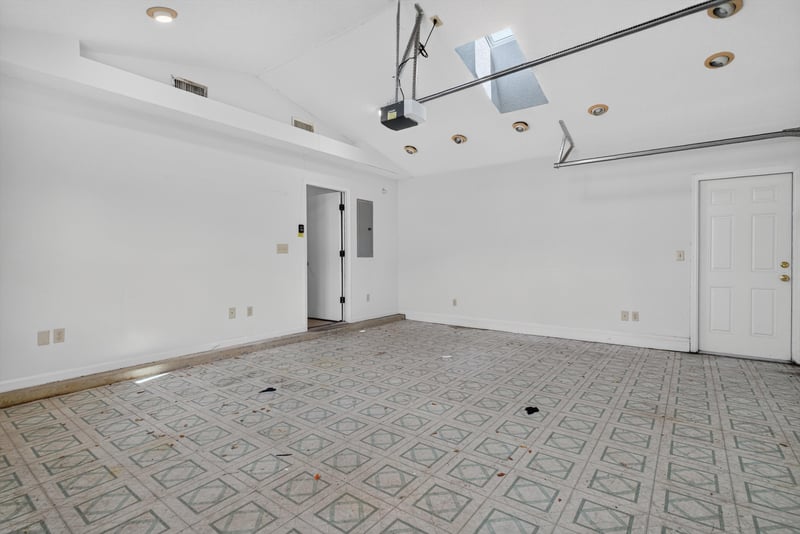 Garage with overhead door opener at 400 Ashcroft Landing Dr, Jacksonville, FL 32225