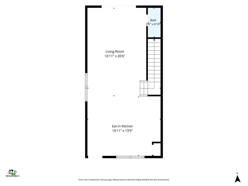 Floor plan 1 drawn by Megapixeler, Zenith Cir, Jacksonville