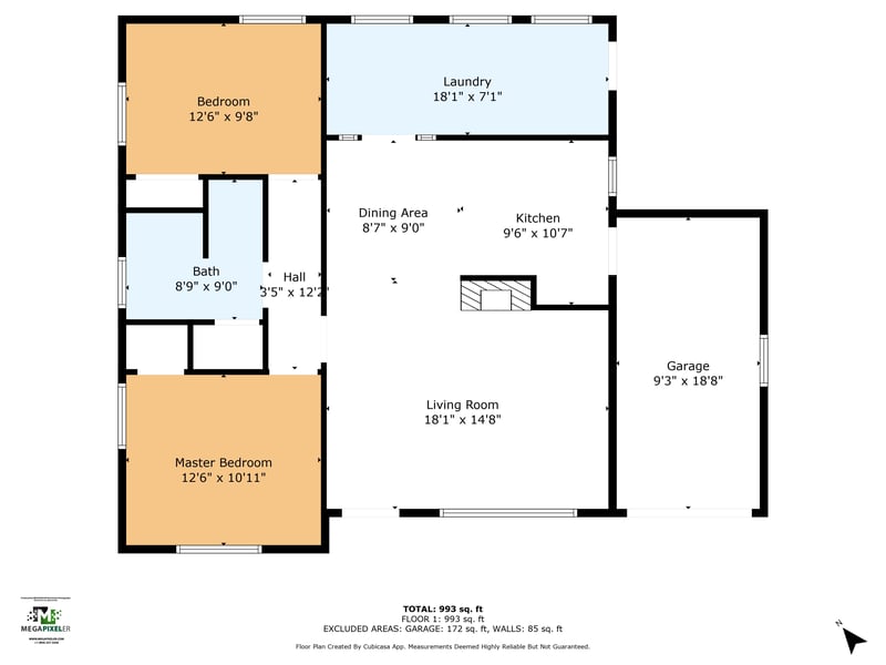 Floorplan at 1755 Pine Grove Ave, Jacksonville, FL 32205