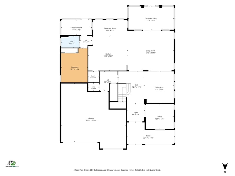 Floor plan 4 drawn by Megapixeler, Azura Point, St. Johns
