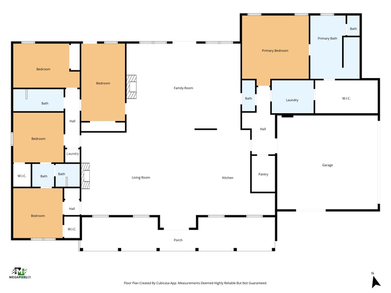 Floor plan 2 of 3452 Rustic Oak Trail, Middleburg, FL 32068