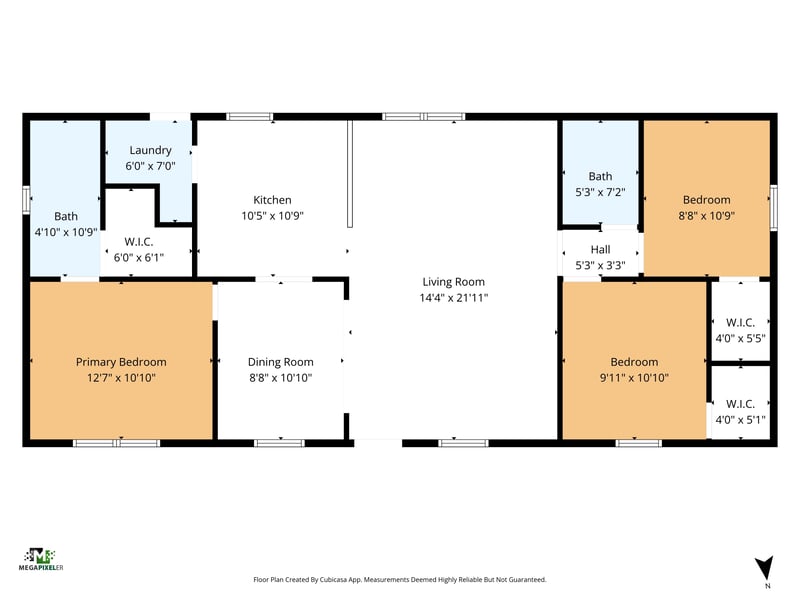 Floor plan 1 of 2227 SE 138th Dr, Starke, FL 32091