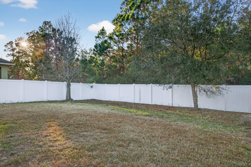 Backyard at 104 Riachuelo Ln, St. Augustine, FL 32095