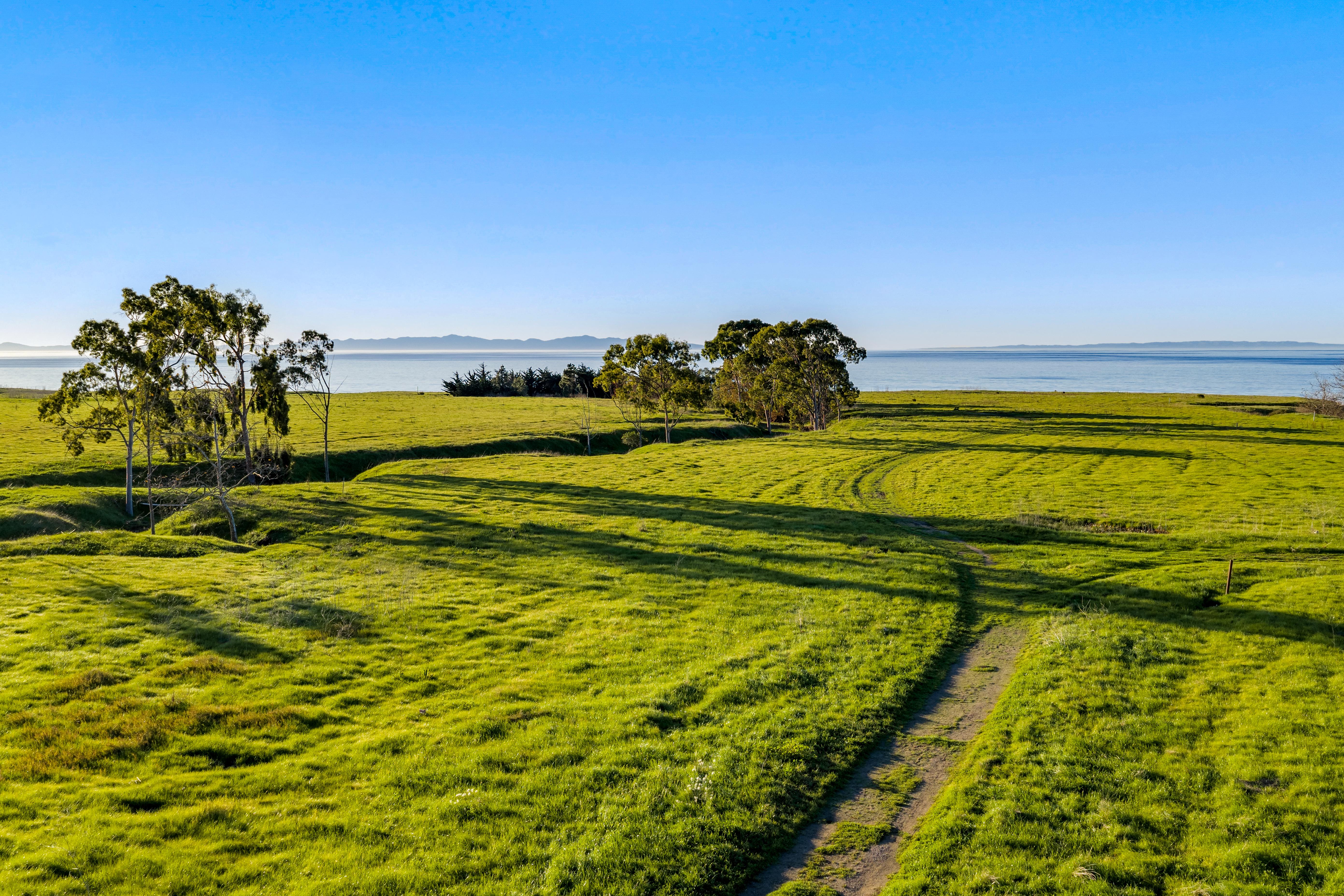 Professional real estate photography twilight exterior at Naples Access Rd, Goleta — luxury property photography near the American Riviera by VirTour Media