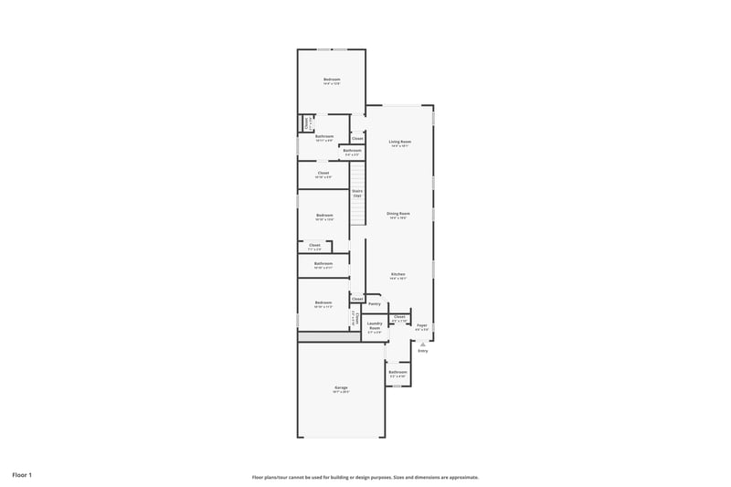 Floor plan 2 of 2149 Sequoia Ct, Jacksonville, FL 32218