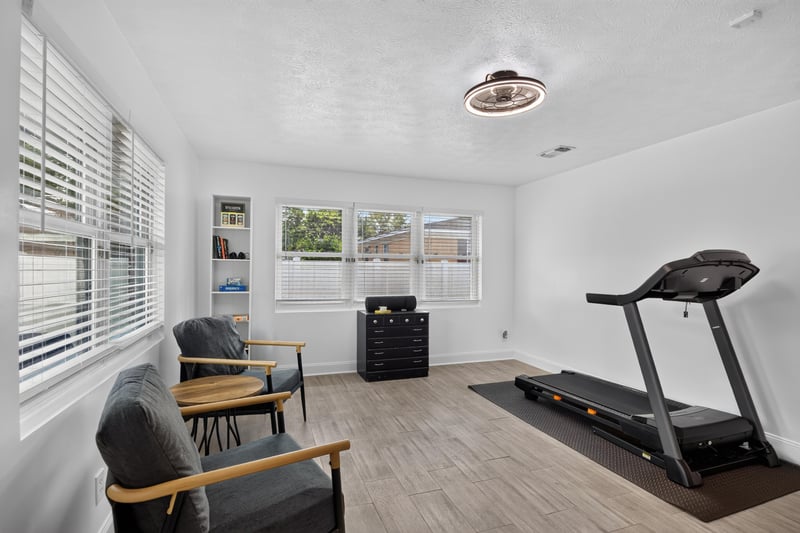 Flex room seating area with natural light at 6059 Karen St, Jacksonville, FL 32244