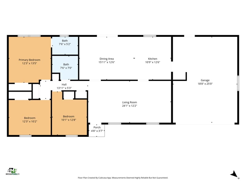 Floorplan at 1864 Buccaneer Dr, Jacksonville, FL 32225