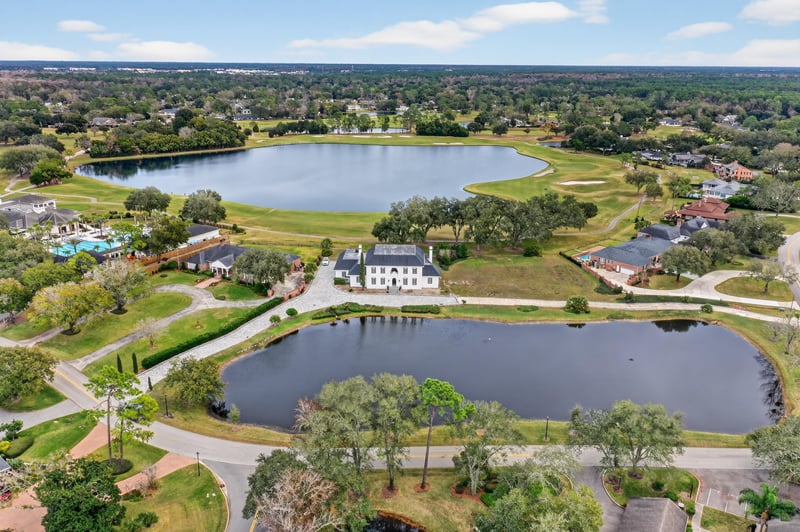 Front Showing Lake at 7987 Hollyridge Rd, Jacksonville, FL 32256