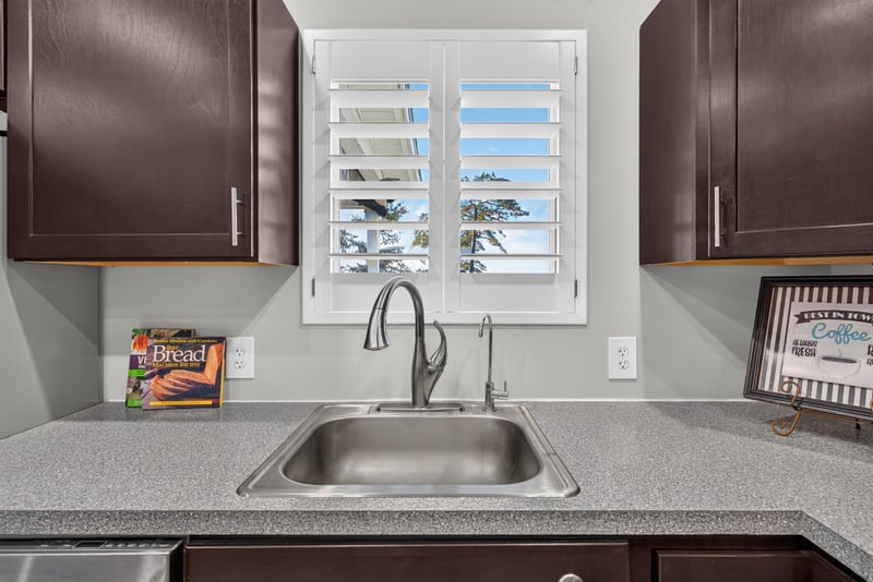 Kitchen sink with natural light, photographed by Megapixeler on Birch Run E, Orange Park
