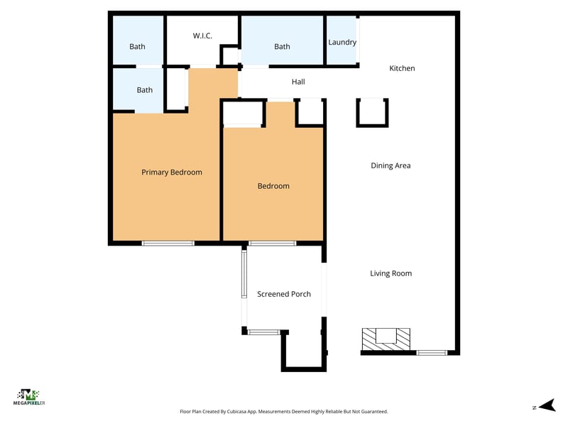 Floor plan 1 of 3801 Crown Point Rd unit 1294, Jacksonville, FL 32257
