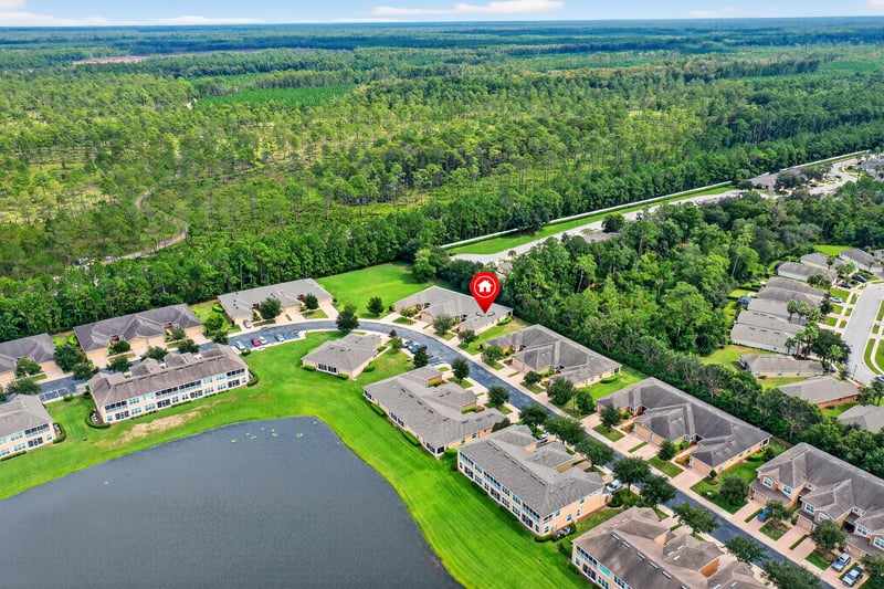 Aerial Front at 11736 Surfbird Cir, Jacksonville, FL 32256