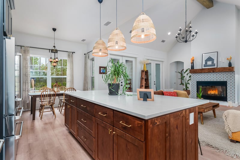 Kitchen Island at 34664 Mitigation Trail, Callahan, FL 32011