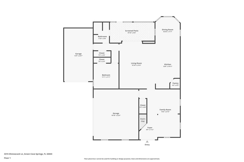 Floor plan 1 of 3315 Shinnecock Ln, Green Cove Springs, FL 32043