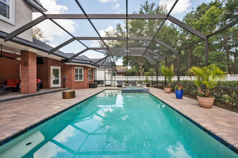 Pool Single Point Perspective at 1035 W Dorchester Dr, Fruit Cove, FL 32259