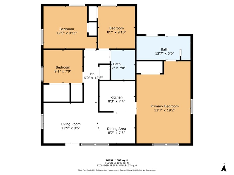 Floor plan 1 of 1023 De Paul Dr, Jacksonville, FL 32218