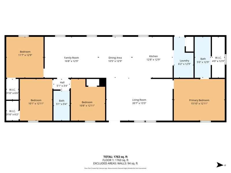 Floorplan at 4760 Kathy St, Hastings, FL 32145