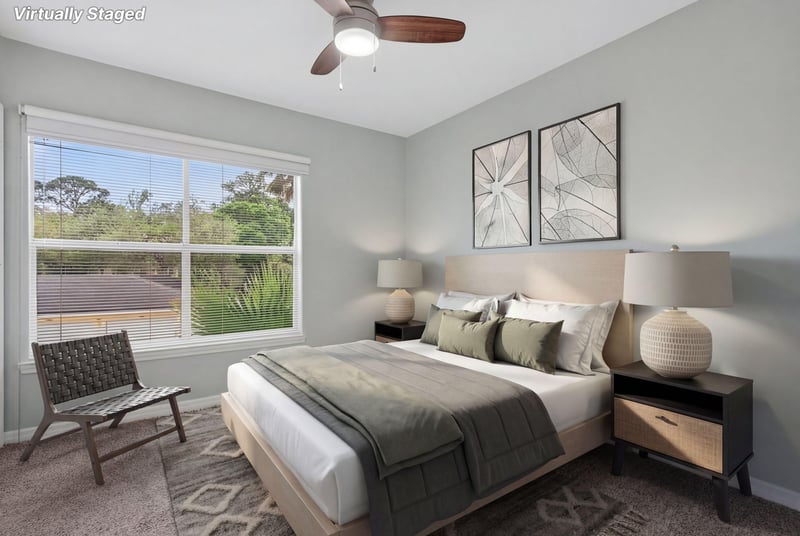 Bedroom 3 at 1800 The Greens Way apt 302, Jacksonville Beach, FL 32250