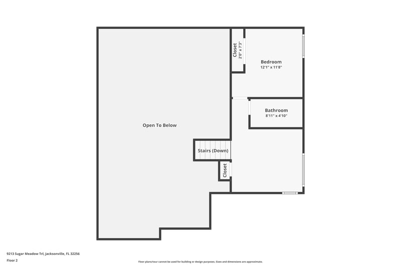 Floor plan 3 of 9213 Sugar Meadow Trail, Jacksonville, FL 32256