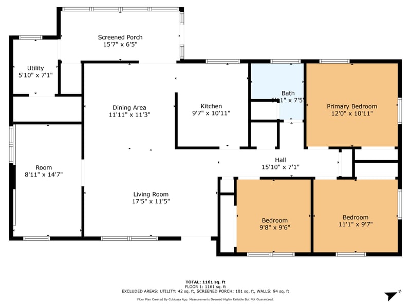 Floorplan at 4152 Arcot Cir, Jacksonville, FL 32210