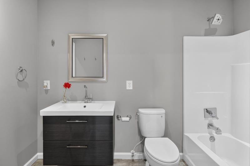 Bathroom vanity and toilet, photographed by Megapixeler on Birch Run E, Orange Park