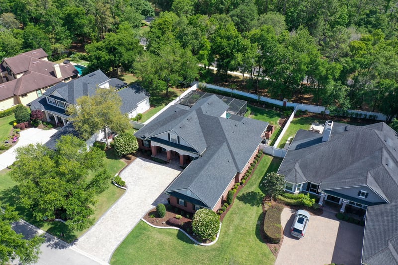 Aerial second Diagonal at 1035 W Dorchester Dr, Fruit Cove, FL 32259
