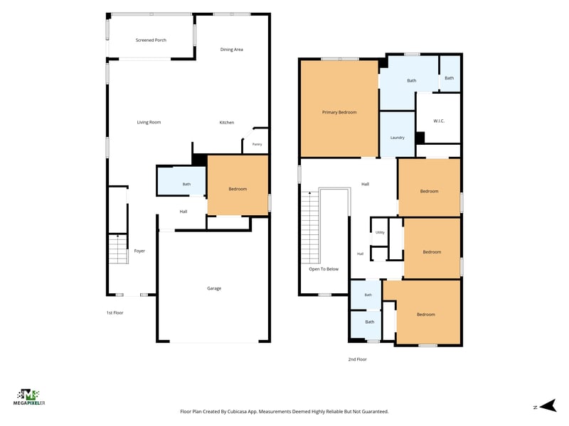 Floor plan 2 drawn by Megapixeler, Bluegrass Wy, St. Augustine