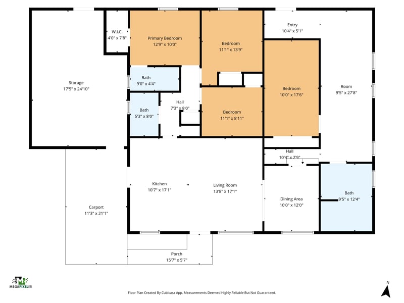 Floorplan at 4725 Tango Ln W, Jacksonville, FL 32210