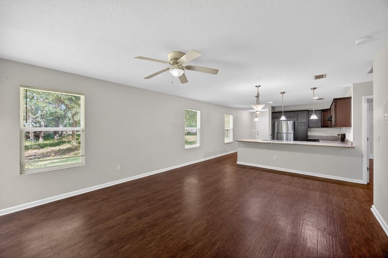 Living Room & Dining Room at 3029 Bessent Rd, Jacksonville, FL 32218