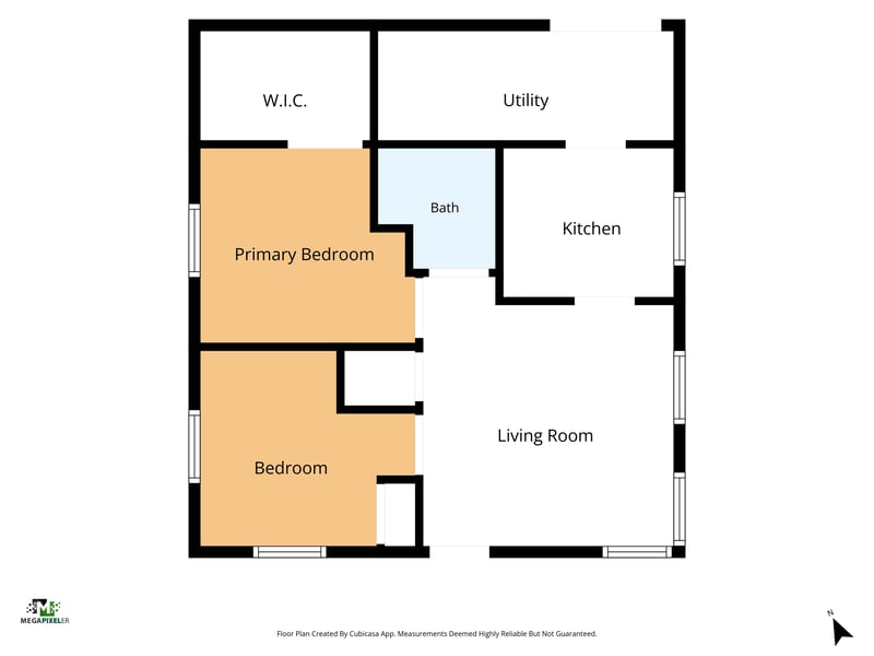 Floor plan 1 drawn by Megapixeler, Halls Dr, Jacksonville