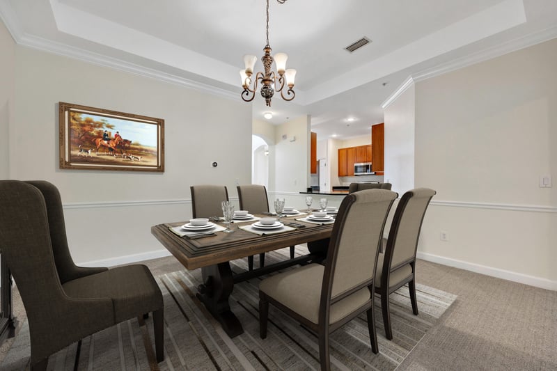 Dining Room - Virtually Staged Angle 2 at 210 Paseo Terraza, St. Augustine, FL 32095