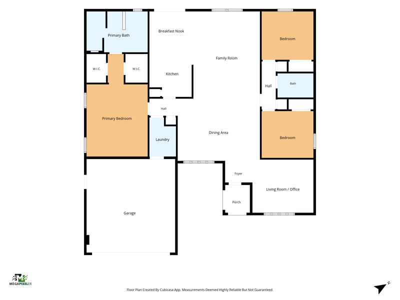 Floor plan 1 drawn by Megapixeler, Illford Dr, Jacksonville