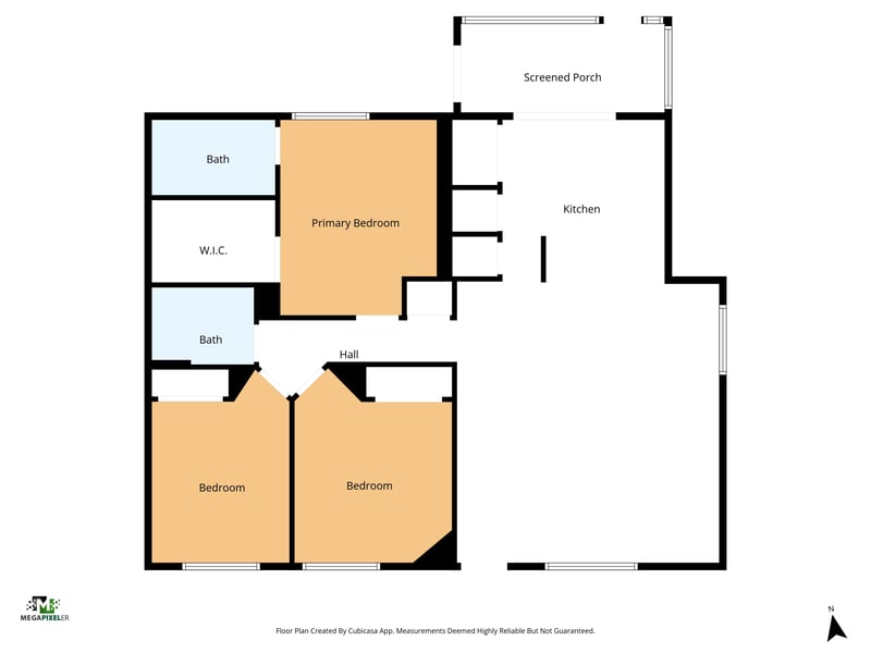 Floor plan 1 of 9745 Touchton Rd #1105, Jacksonville, FL 32246