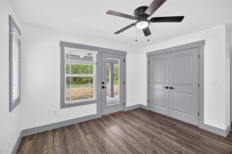 Bedroom, unfurnished with windows at 4800 Acacia St, Middleburg, FL 32068
