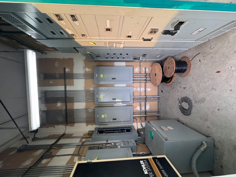 Utility room with panels and wire spool at 11700 New Kings Rd, Jacksonville, FL 32219