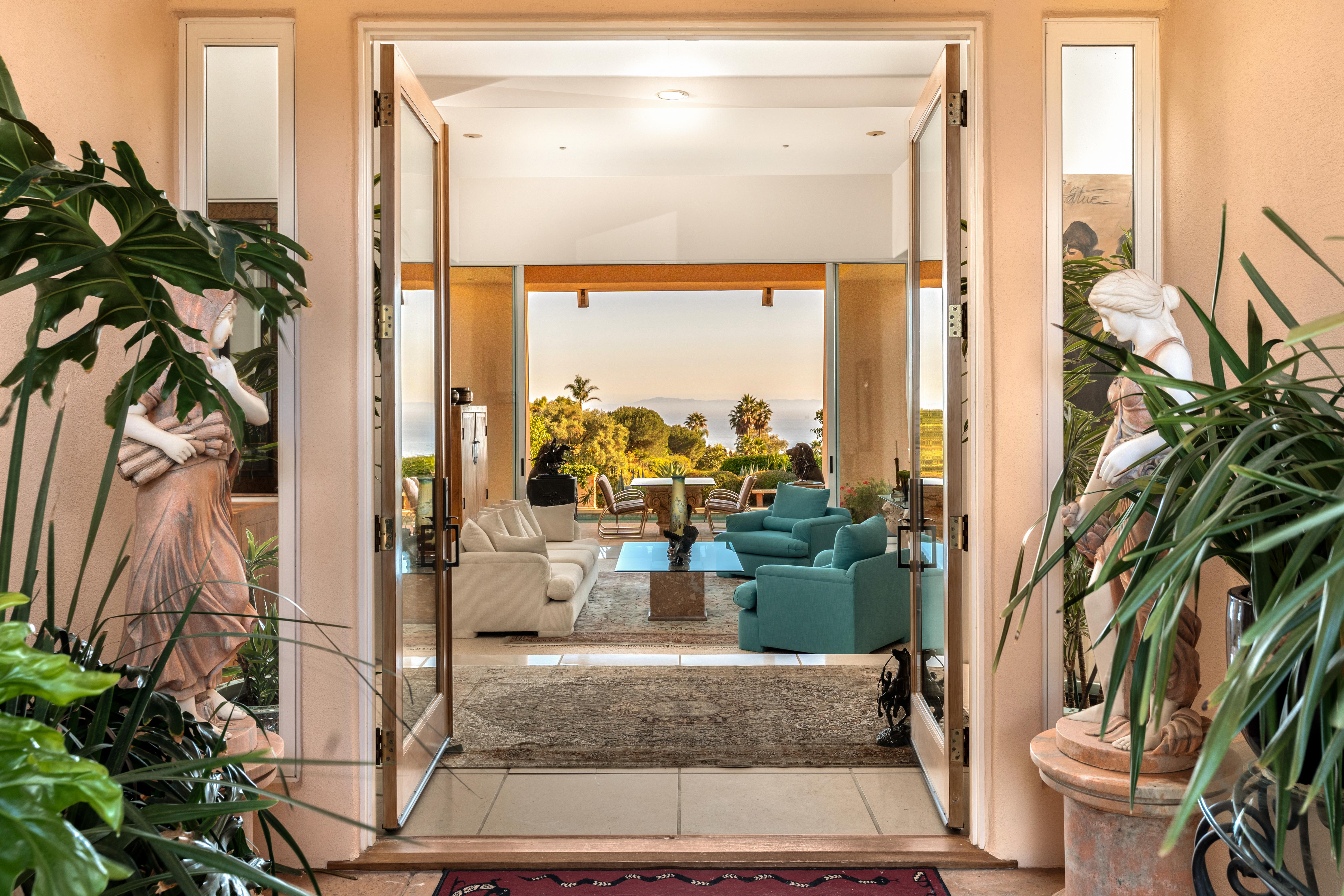 Professional real estate photography of luxury residence at 11 Hunt Drive, Santa Barbara CA — interior living spaces by VirTour Media