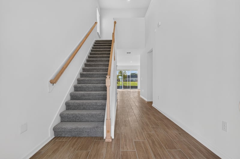 Staircase with tile flooring at 269 Bluegrass Wy, St. Augustine, FL 32092