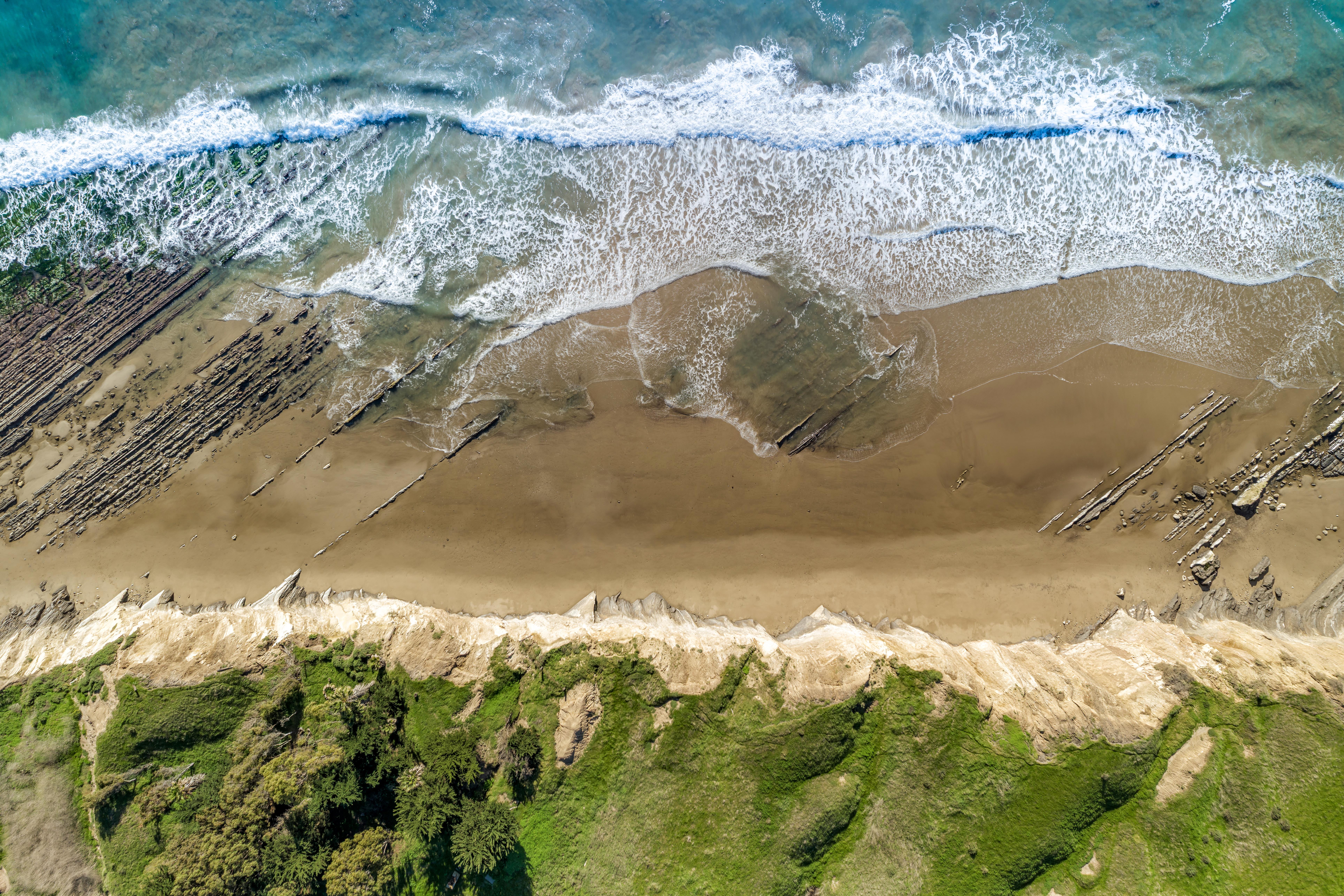 Aerial drone photography of coastal estate at Naples Access Rd, Goleta CA — real estate drone photography by VirTour Media