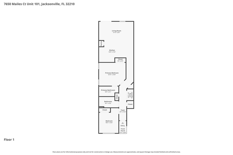 Floor Plan at 7650 Mailes Ct, Jacksonville, FL 32210
