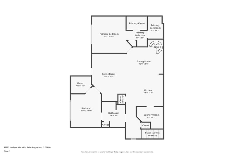 Floor plan 1 of 17203 Harbour Vista Cir, St. Augustine, FL 32080