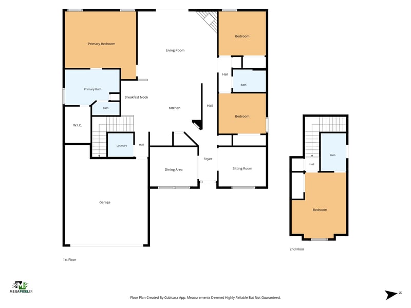 Floor plan 3 drawn by Megapixeler, Silverado Cir, Green Cove Springs