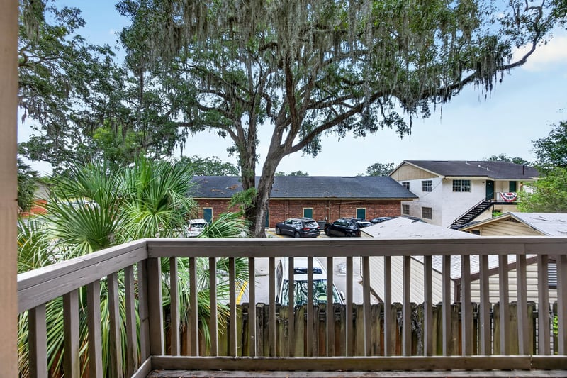 Balcony overlooking parking area at 1800 Park Ave apt 358, Orange Park, FL