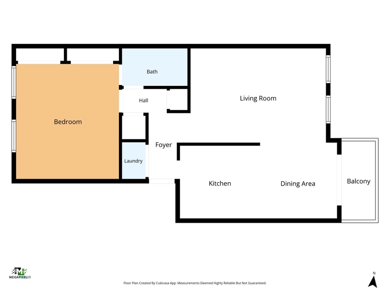 Floor plan 1 drawn by Megapixeler, Park Ave, Orange Park