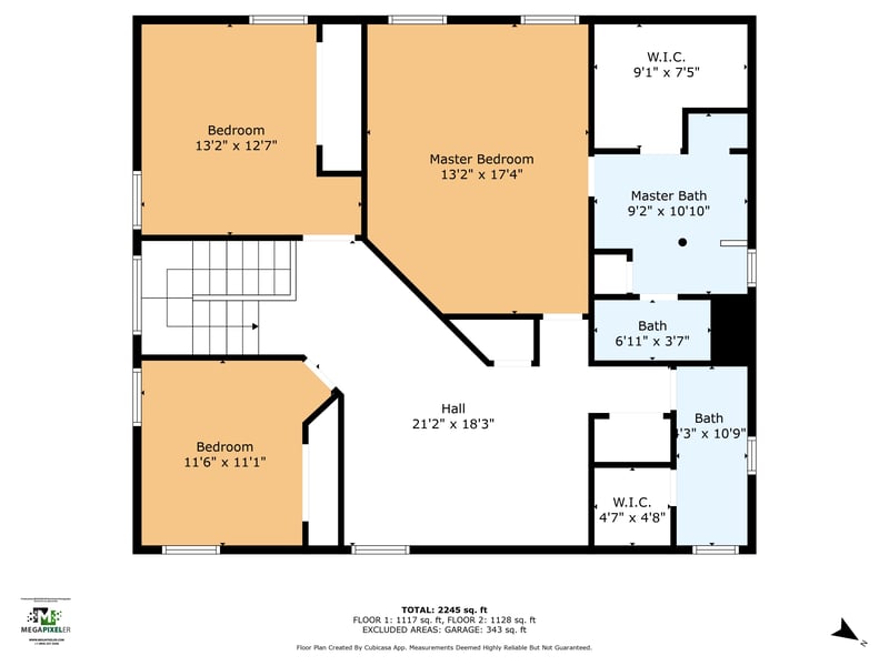 Floor plan 2 of 222 Dover Bluff Dr, Orange Park, FL 32073