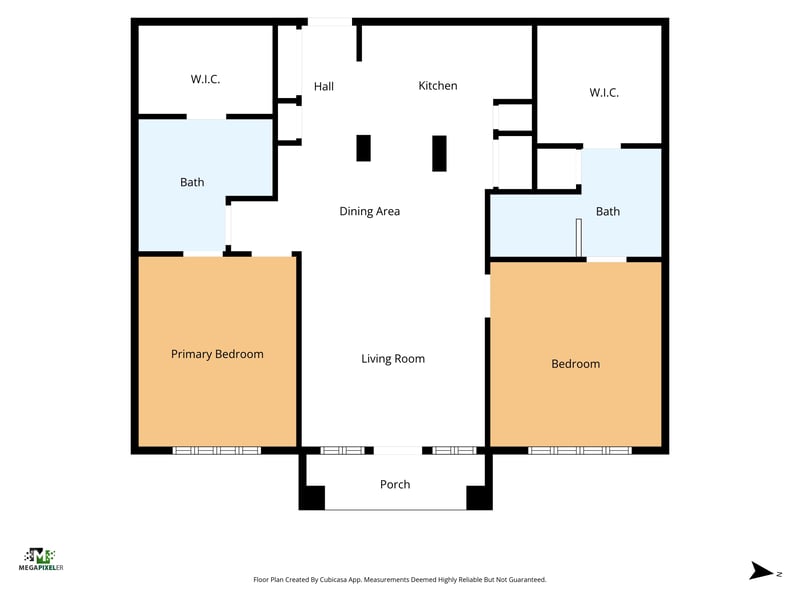 Floor plan 1 drawn by Megapixeler, Mid Town Pkwy, Jacksonville